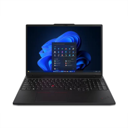 Lenovo ThinkPad P16s Gen 3 geöffnet, Display und Tastatur frontal sichtbar