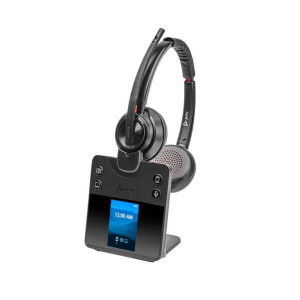 HP Poly Savi 8420 Office Stereo On-Ear Headset DECT Schwarz HP Poly Savi 8420 Office Stereo On-Ear Headset DECT Schwarz