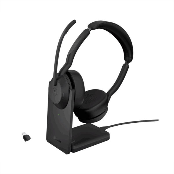Jabra Evolve2 55 Link3807390c On-Ear BT Headset Schwarz Jabra Evolve2 55 Link3807390c On-Ear BT Headset Schwarz