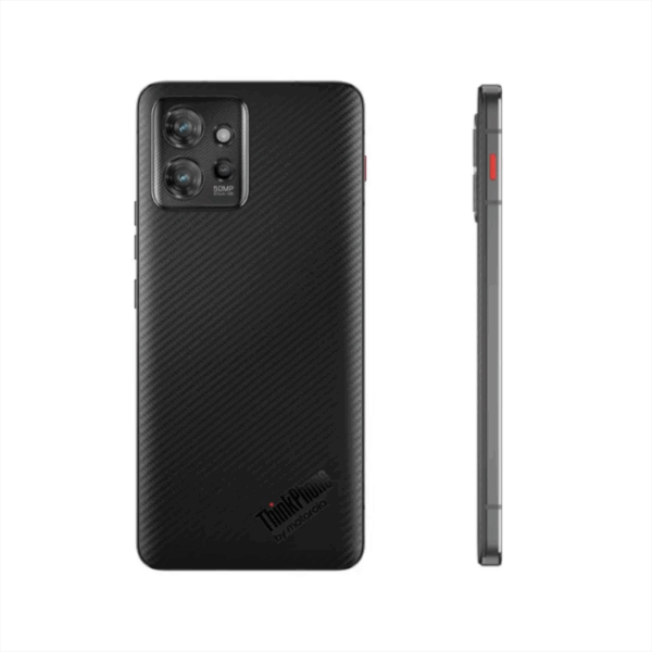 Lenovo ThinkPhone by Motorola 6.6 8GB 256GB Carbon Black Rückansicht