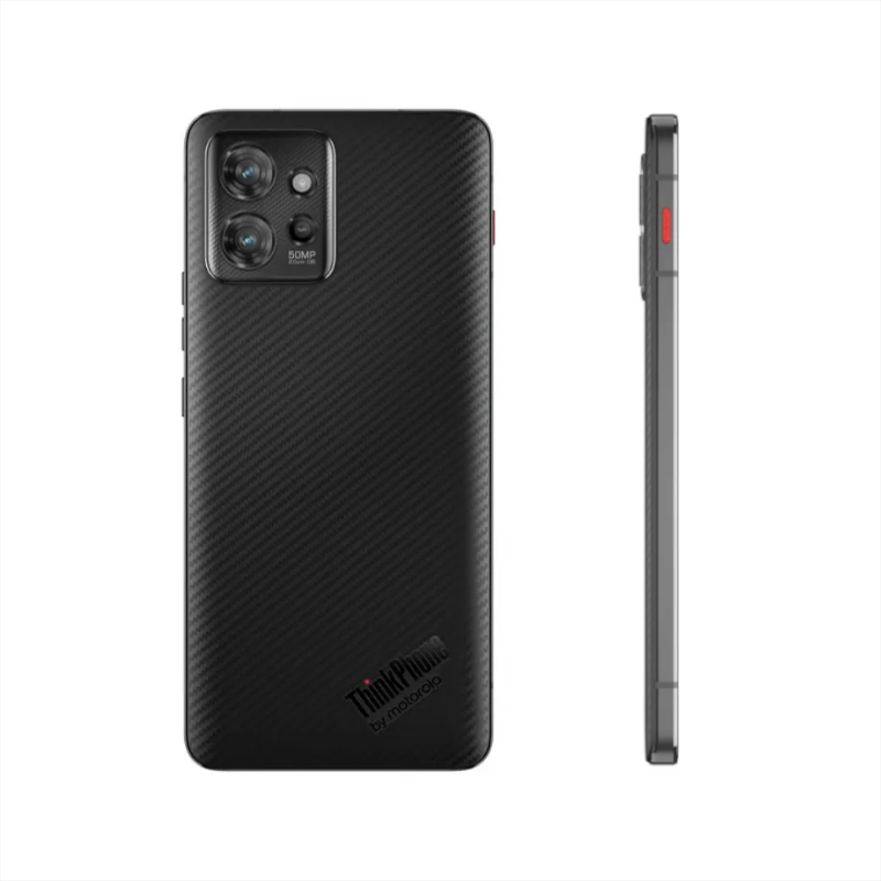 Lenovo ThinkPhone by Motorola 6.6 8GB 256GB Carbon Black Rückansicht