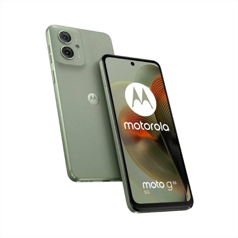 Motorola moto G55 6.5 5G 256 GB green Frontansicht