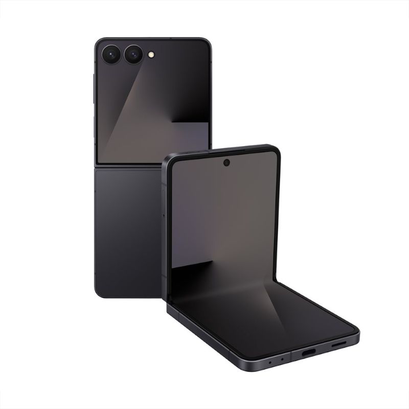 Samsung Galaxy Z Flip 7 6,9 Zoll 512 GB Jetblack, Vorderseite und Rückseite