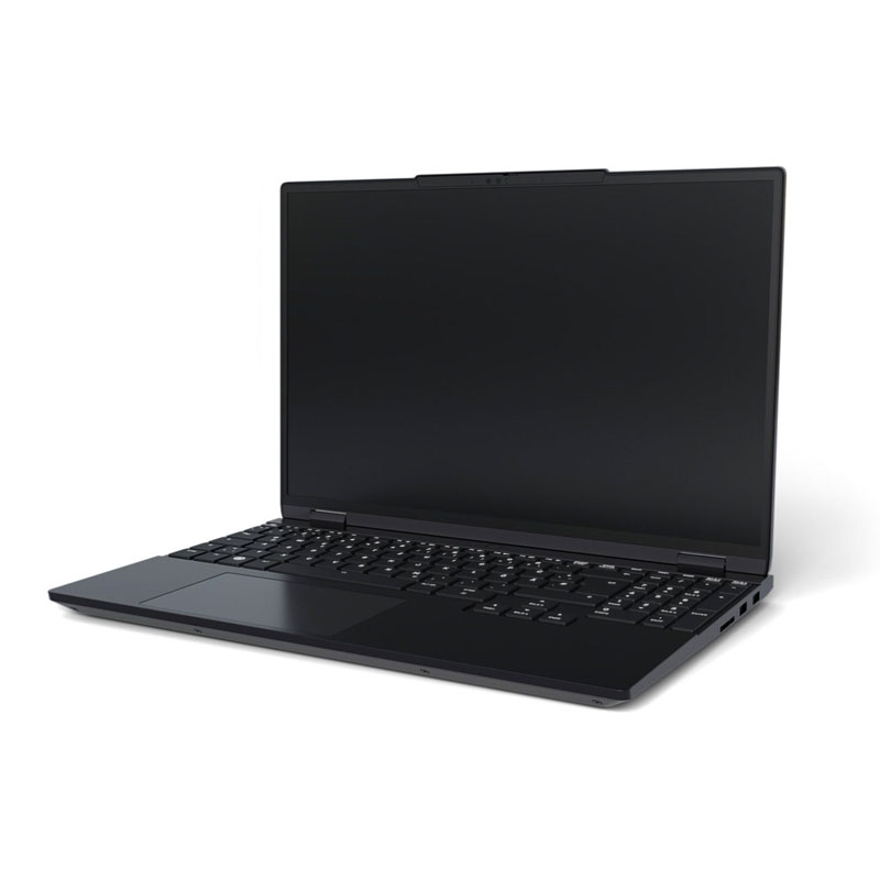 TUXEDO InfinityBook Pro 15 Gen 9 Ryzen 7 Vorderansicht seitlich