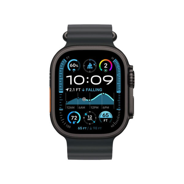 Apple Watch Ultra 2 GPS + Cellular 49mm Black Titanium Case with Black Ocean Band Apple Watch Ultra 2 GPS + Cellular 49mm Black Titanium Case with Black Ocean Band