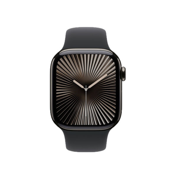 Apple Watch Series 10 GPS + Cellular 42mm Slate Titanium Case with Black Sport Band M/L Apple Watch Series 10 GPS + Cellular 42mm Slate Titanium Case with Black Sport Band M/L
