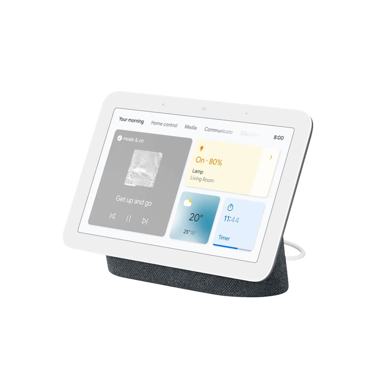 Google Nest Hub 2 Charcoal 7" Display mieten bei fonlos neo - Die Technikmiete für Unternehmen, Konferenztechnik Miete & Leasing für Geschäftskunden, Konferenztechnik mieten, leihen, leasen Google Nest Hub 2 Charcoal 7" Display
