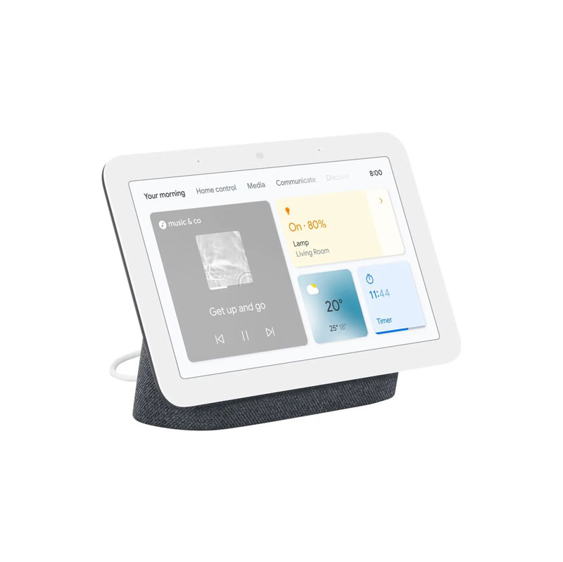 Google Nest Hub 2 Charcoal 7" Display mieten bei fonlos neo - Die Technikmiete für Unternehmen, Konferenztechnik Miete & Leasing für Geschäftskunden, Konferenztechnik mieten, leihen, leasen Google Nest Hub 2 Charcoal 7" Display