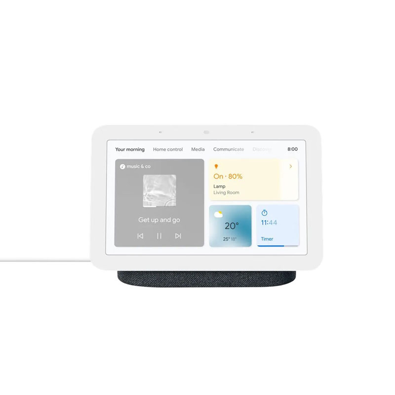 Google Nest Hub 2 Charcoal 7" Display mieten bei fonlos neo - Die Technikmiete für Unternehmen, Konferenztechnik Miete & Leasing für Geschäftskunden, Konferenztechnik mieten, leihen, leasen Google Nest Hub 2 Charcoal 7" Display