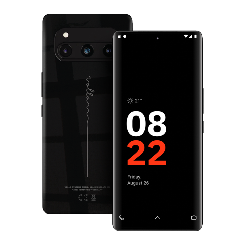 Volla Phone Quintus mit Ubuntu Touch schwarz inkl. Schutzzubehör mieten bei fonlos neo - Die Technikmiete für Unternehmen, Smartphones Miete & Leasing für Geschäftskunden, Smartphones mieten, leihen, leasen Volla Phone Quintus mit Ubuntu Touch schwarz inkl. Schutzzubehör