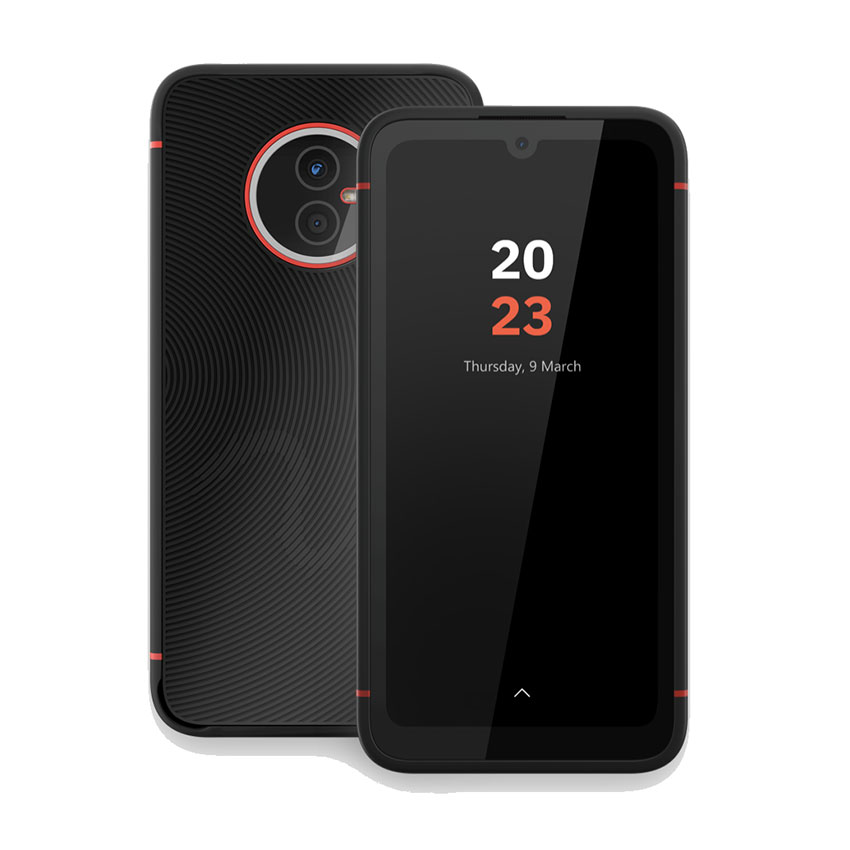 Volla Phone X23 mit Ubuntu Touch schwarz inkl. Schutzzubehör