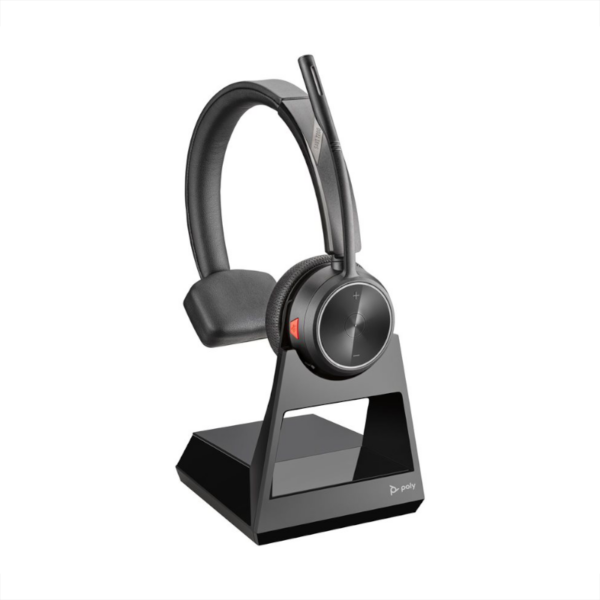 HP Poly Savi 7210 Office DECT Single Ear On-Ear Headset Schwarz