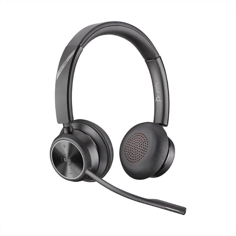 HP Poly Savi 7320-M Office Stereo DECT On-Ear Headset Schwarz mieten bei fonlos neo - Die Technikmiete für Unternehmen, Headsets Miete & Leasing für Geschäftskunden, Headsets mieten, leihen, leasen HP Poly Savi 7320-M Office Stereo DECT On-Ear Headset Schwarz