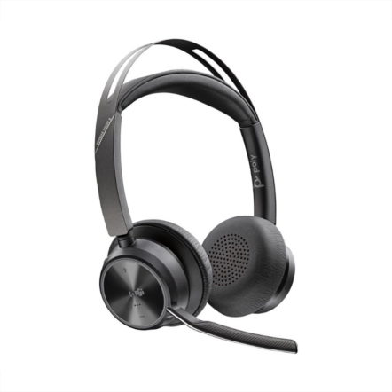 HP Poly Voyager Focus 2 USB-C On-Ear BT Headset Schwarz