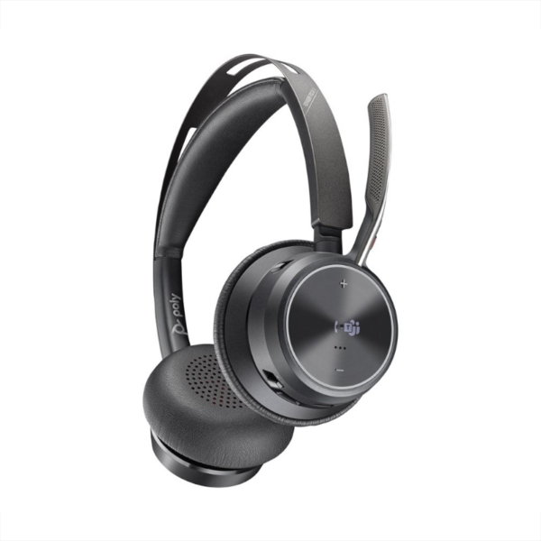 HP Poly Voyager Focus 2 USB-C On-Ear BT Headset Schwarz