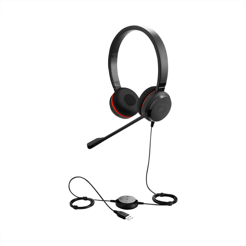 Jabra Evolve 30 II USB C/A Stereo On-Ear Headset
