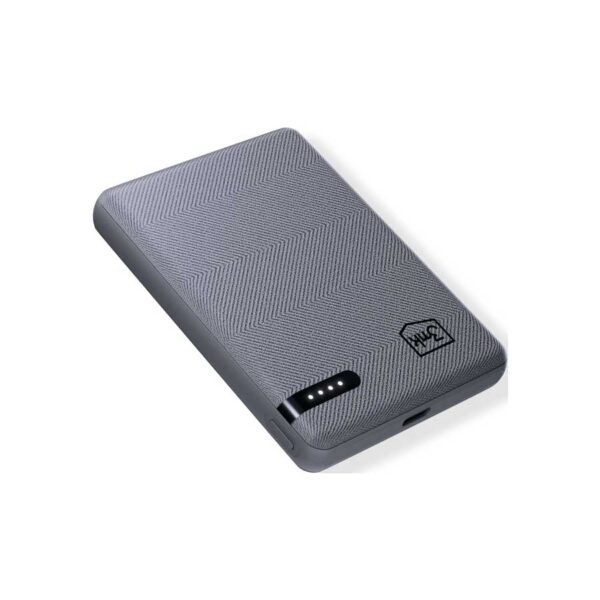 3MK Pocket Powerbank 5,000 mAh 12W USB 1C-Grey