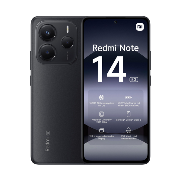 Xiaomi Redmi Note 14 4G 256 GB Midnight Black