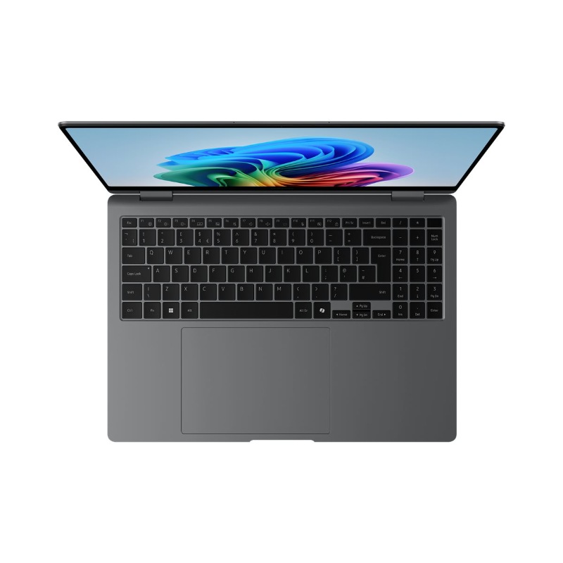 Samsung Galaxy Book5 Pro Intel Core Ultra 7 256V Laptop 40,6 cm (16") Touchscreen WQXGA+ 32 GB LPDDR5x-SDRAM 512 GB SSD Wi-Fi 7 (802.11be) Windows 11 Pro Deutsch Grau