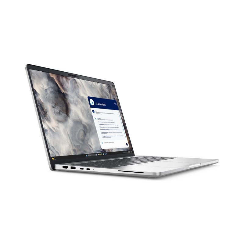 DELL Pro 16 Plus PB16250 Copilot+ PC Intel Core Ultra 5 236V Laptop 40,6 cm (16") Full HD+ 16 GB LPDDR5x-SDRAM 512 GB SSD Wi-Fi 7 (802.11be) Windows 11 Pro Deutsch Aluminium