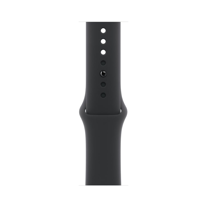 Apple Watch Series 11 GPS 46mm Jet Black Aluminium Case with Black Sport Band - S/M