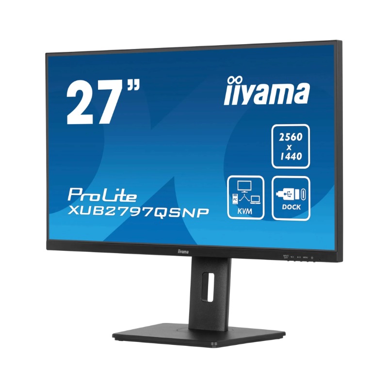 iiyama ProLite B2791QSU-B1 Computerbildschirm 27" 2560 x 1440 Pixel Quad HD LED Schwarz